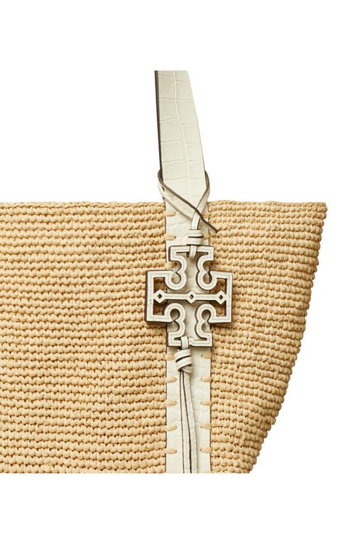 Tory Burch Small Straw Tote Bag