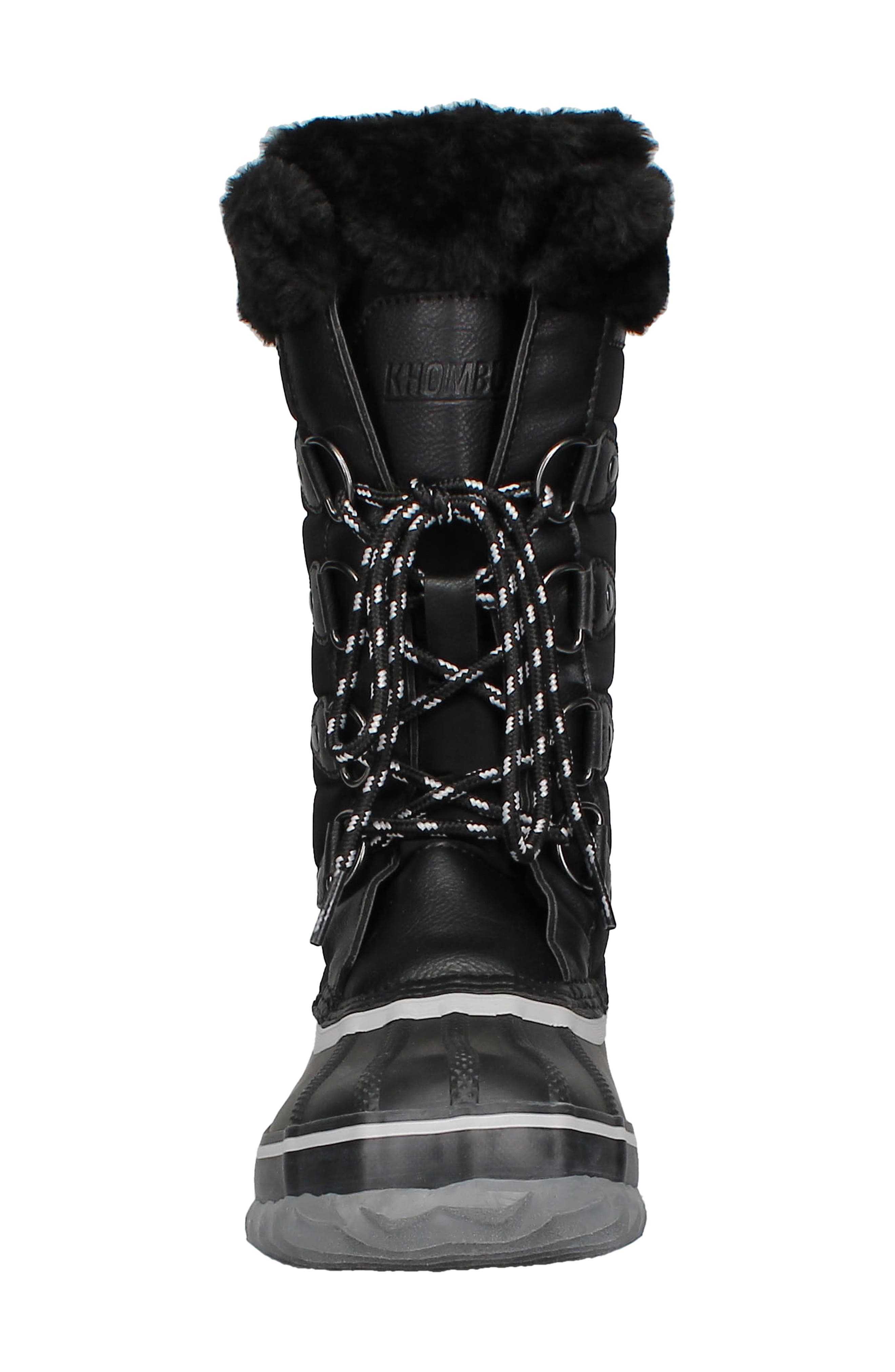 Khombu Denise Faux Fur Lined Boot, Alternate, color, 