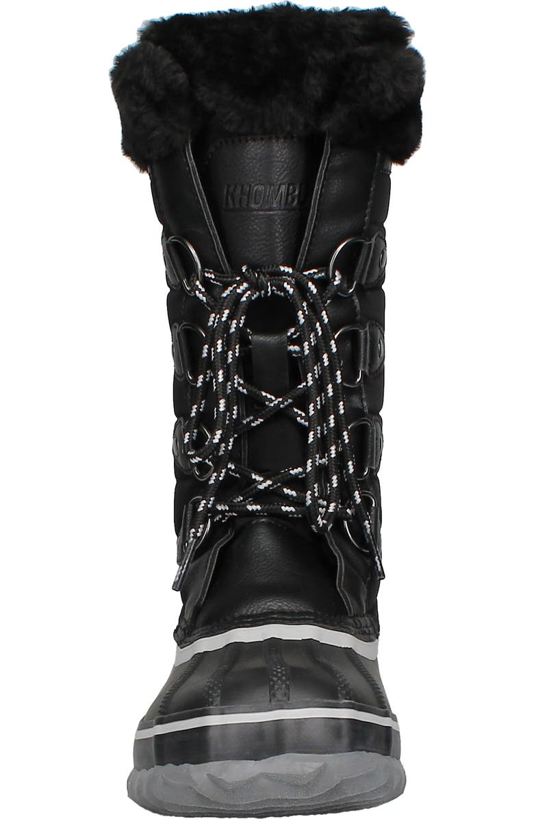 Khombu Denise Faux Fur Lined Boot, Alternate, color,