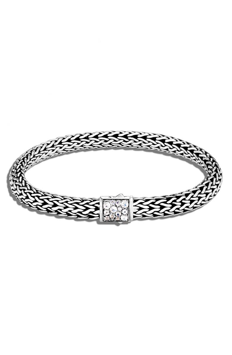John Hardy Classic Chain Reversible 6.5mm Bracelet, Main, color, 