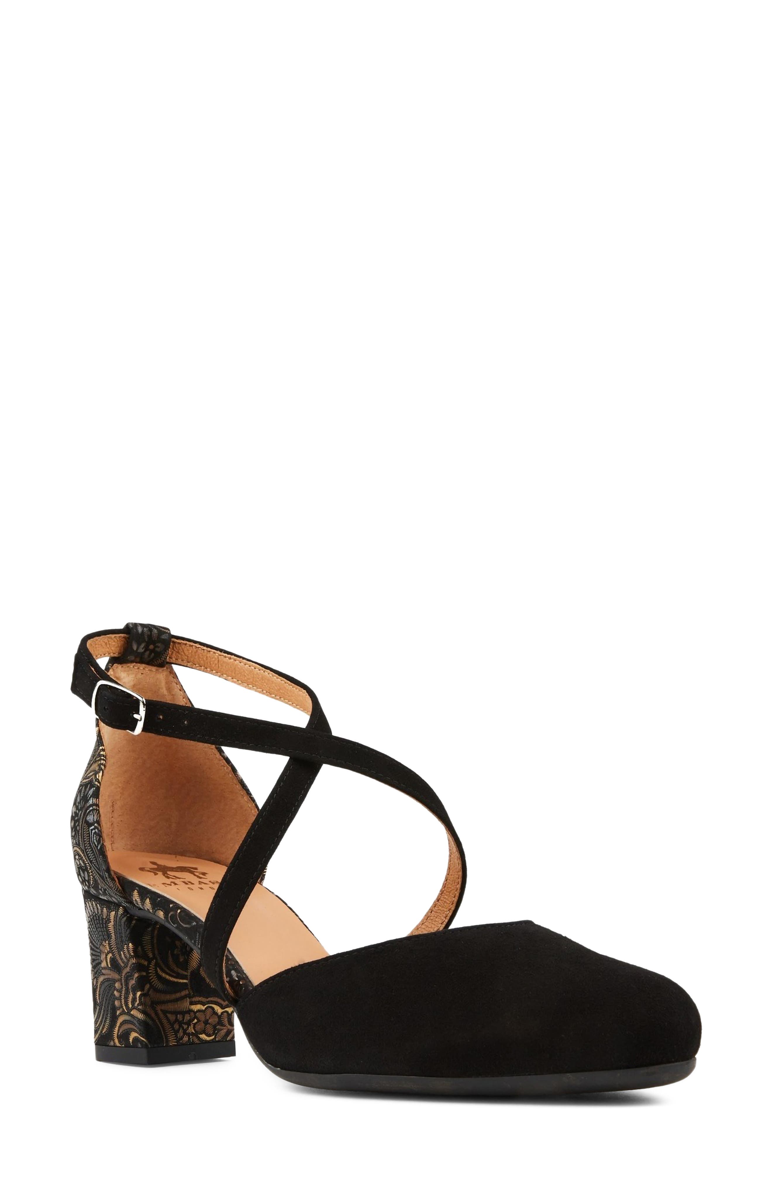 Dannii Ankle Strap Pump, Main, color, BLACK