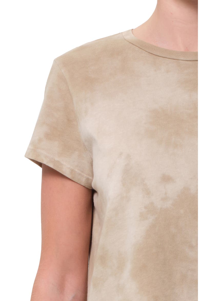Adine Shrunken Organic Cotton T-Shirt, Alternate, color, PLUME