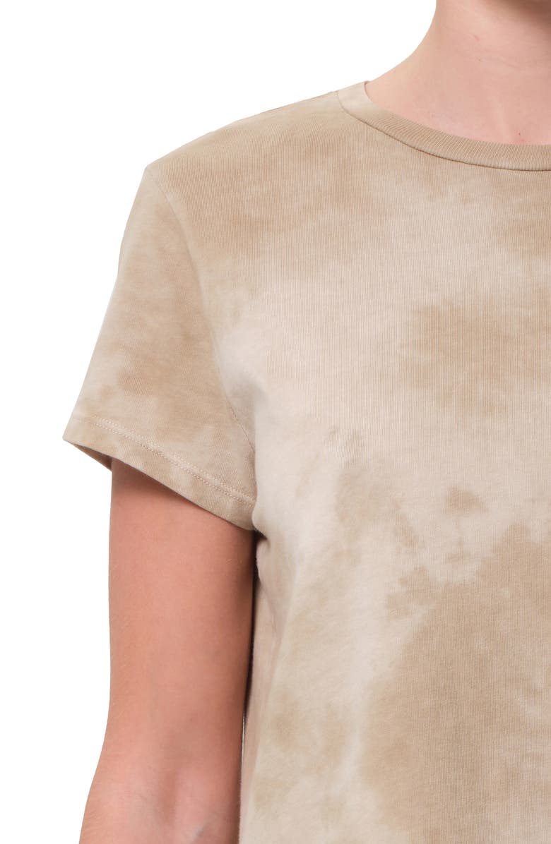 AGOLDE Adine Shrunken Organic Cotton T-Shirt, Alternate, color, Plume