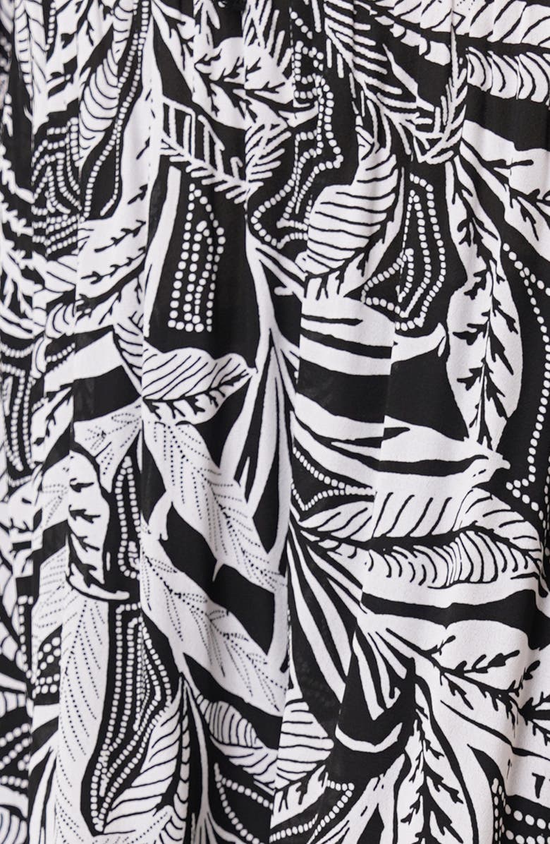 SUNNY LEIGH Pleated Tie Front Top, Alternate, color, Johanna White