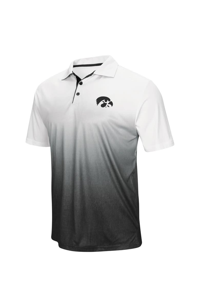 COLOSSEUM Men's Colosseum Heathered Gray Iowa Hawkeyes Magic Team Logo Polo, Main, color, 