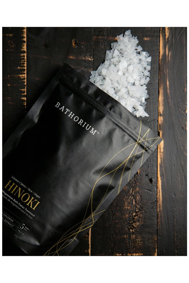 Hinoki Magnesium Bath Flakes, Alternate, color, NO COLOR