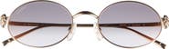 Cartier 52mm Oval Gradient Sunglasses