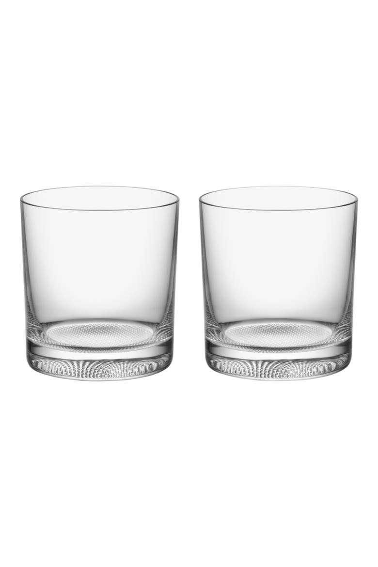 Limelight Set of 2 Double Old Fashion Glasses, Main, color, CLEAR