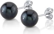 The Pearl Source Akoya Round Pearl Stud Earrings 7-7.5mm