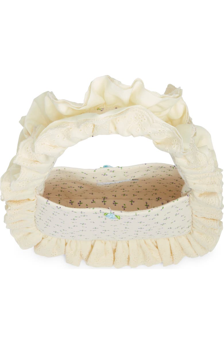 Baggy London Baguette Shoulder Bag, Alternate, color, Pavlova/ Flower