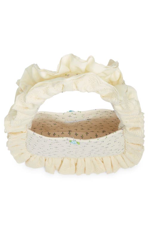 Baggy London Baguette Shoulder Bag In White
