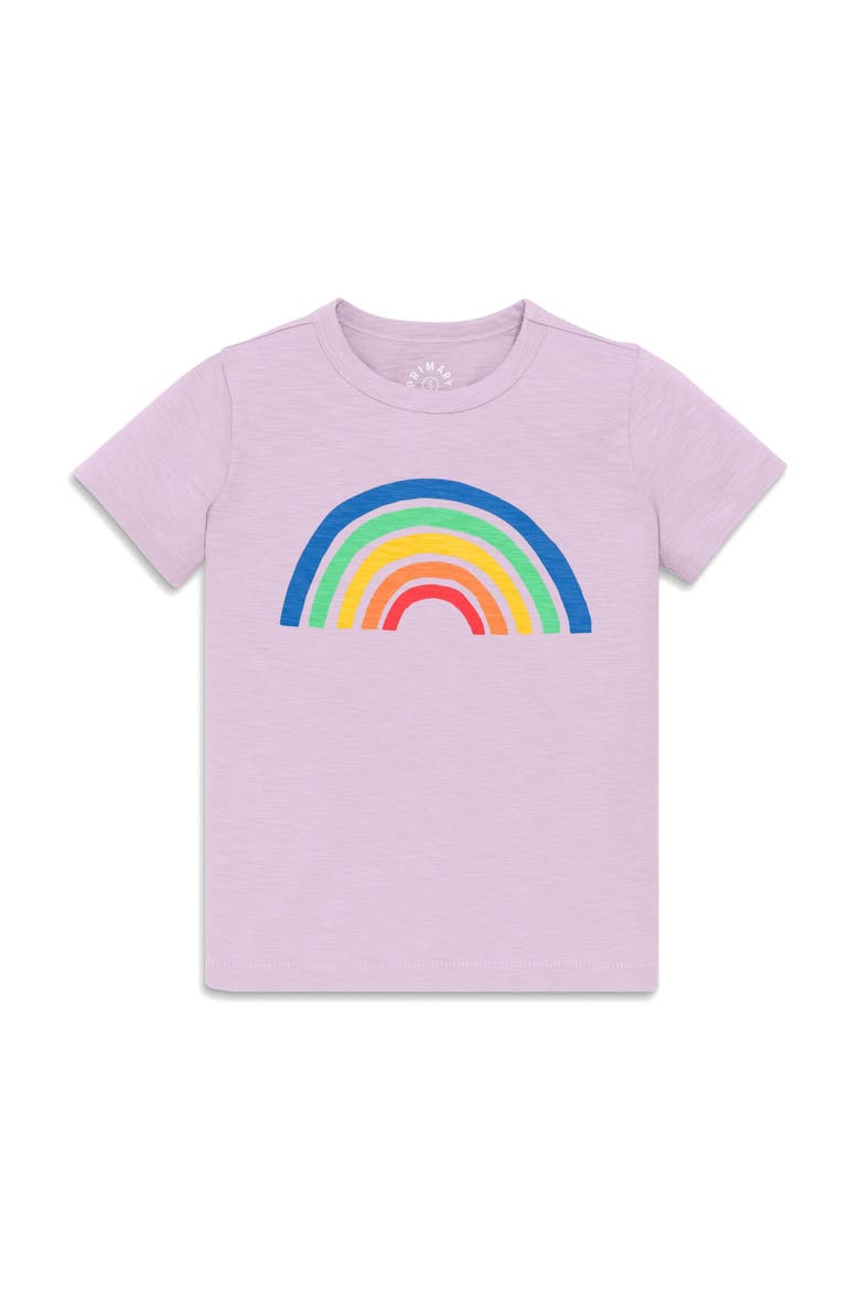 Kids Cutout Rainbow Tee, Main, color, Hydrangea
