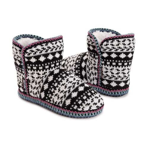 Muk Luks Leigh Bootie Slipper In Multi