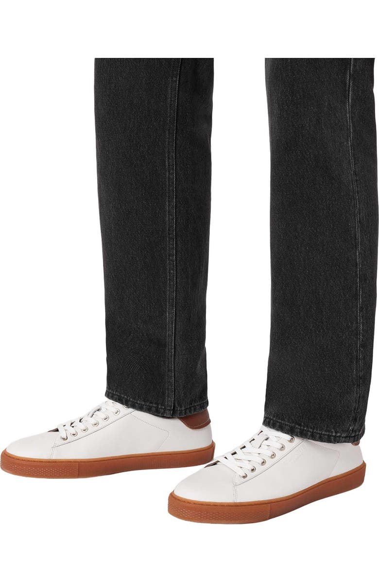 AllSaints Tucker Low Top Sneaker, Alternate, color, White/ Gum