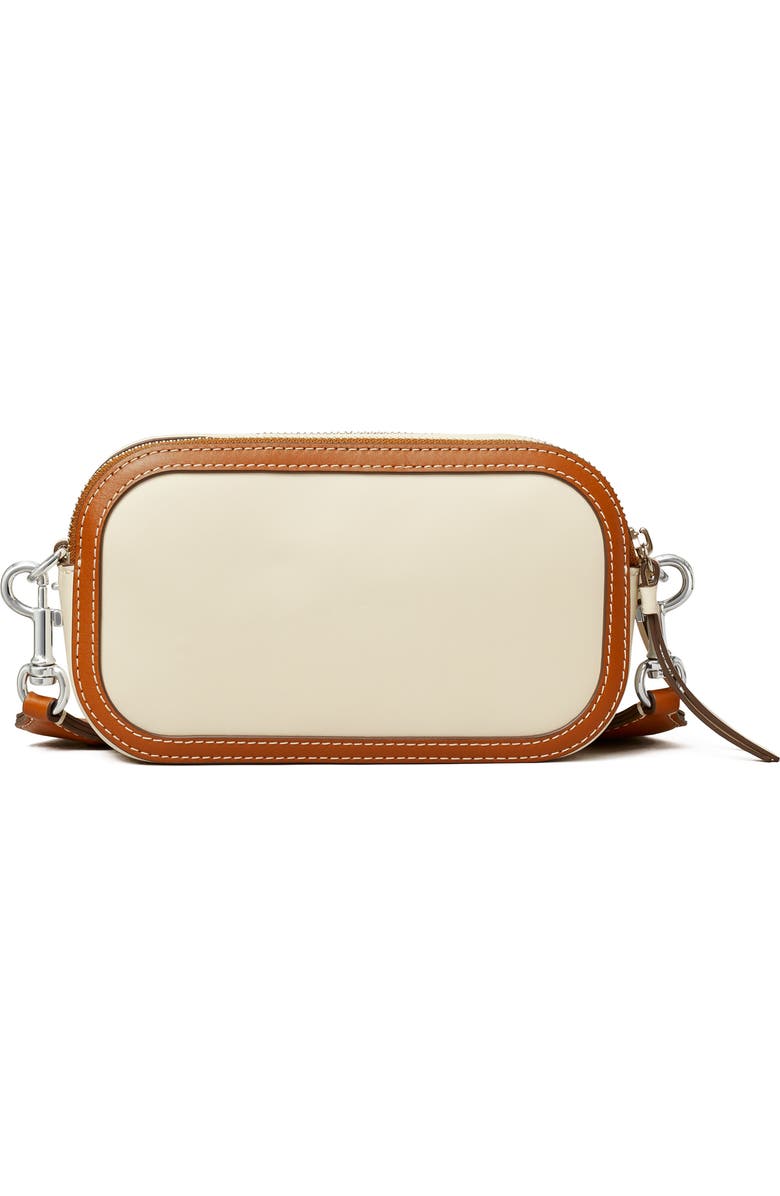 Tory Burch Mini Miller Marquetry Logo Crossbody Bag, Alternate, color,