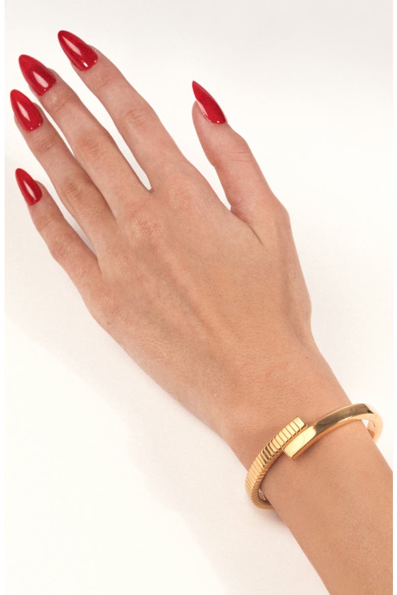 Joia Twist Cuff Bracelet, Alternate, color, YELLOW GOLD