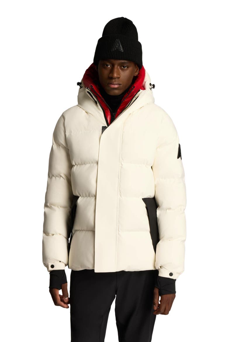 Virterre Expedition Puffer with Contrast Double Hood, Main, color, Snow-White