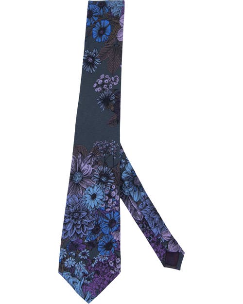 Lords Of Harlech Taddeo Merino Tie In Blue