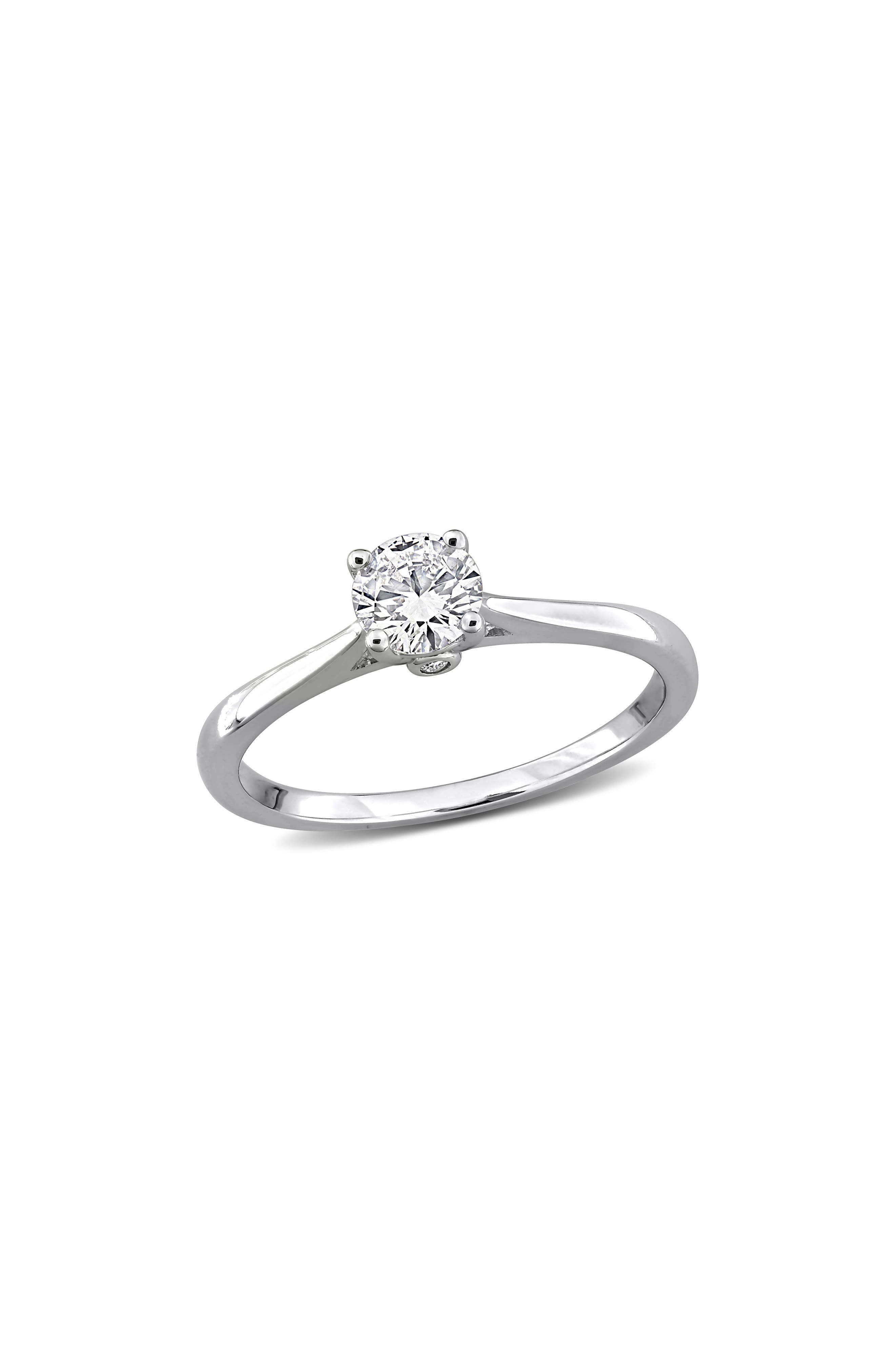 Created Forever Lab Grown Diamond Solitaire Ring