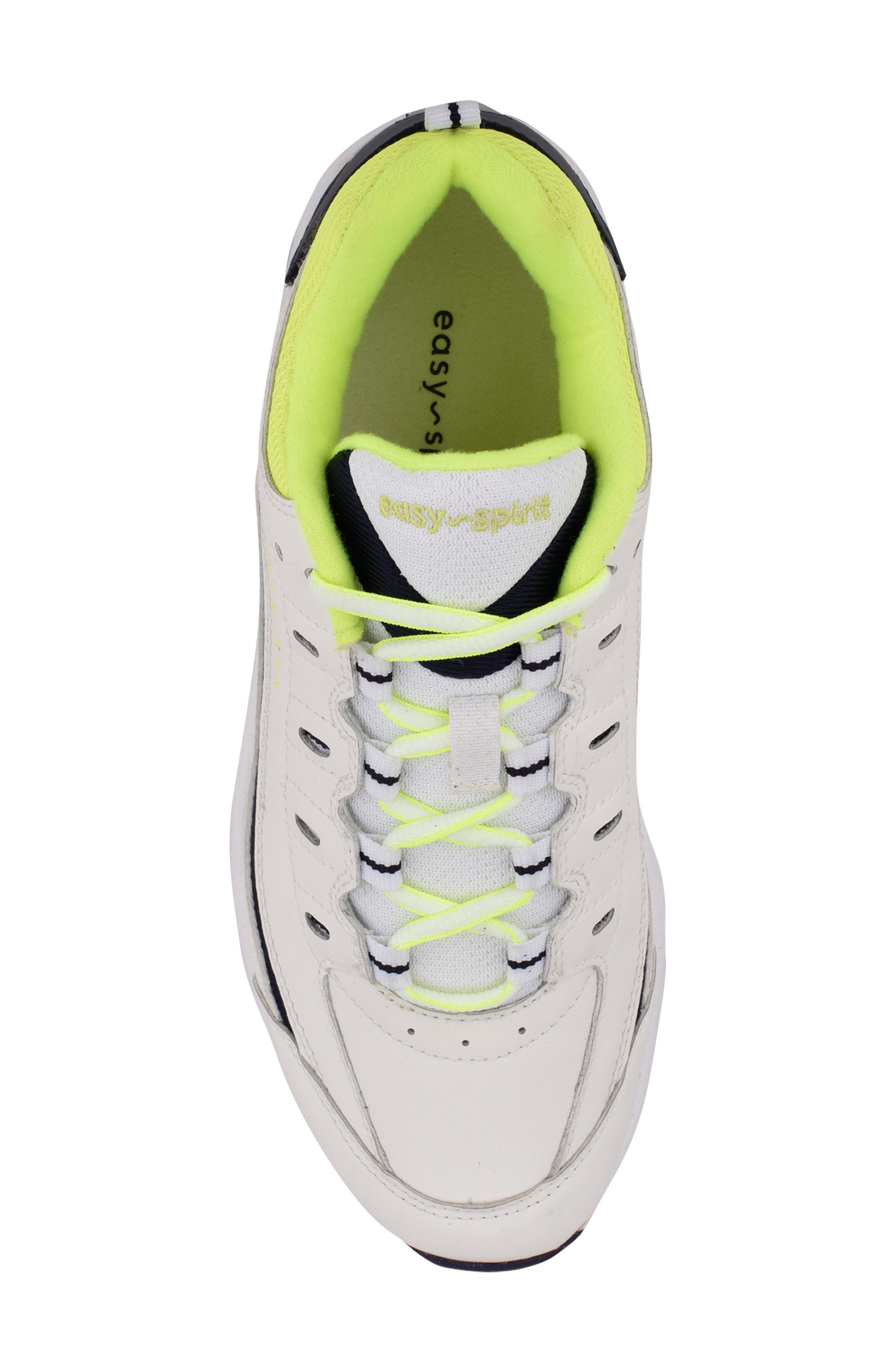 Romy Sneaker, Alternate, color, WHITE/ ECLIPSE/ SAFETY YELLOW
