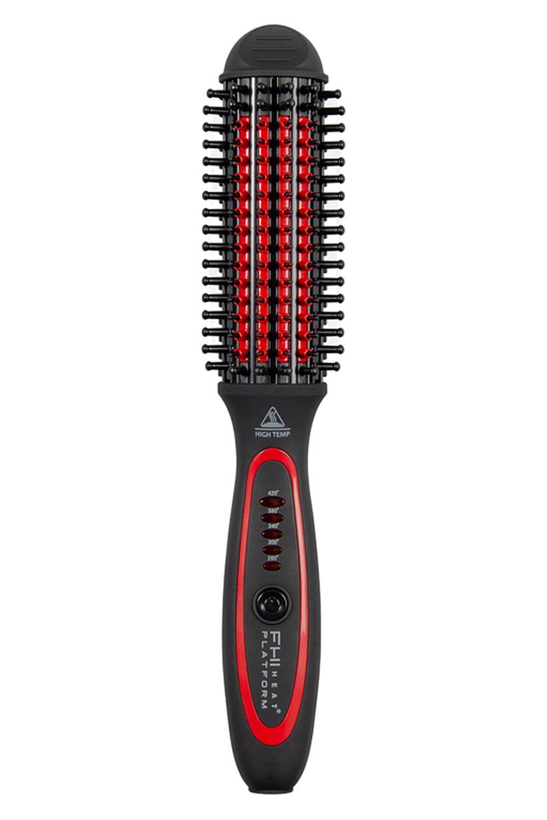 Platform Heated Brush - Refurbished, Main, color, BLACK