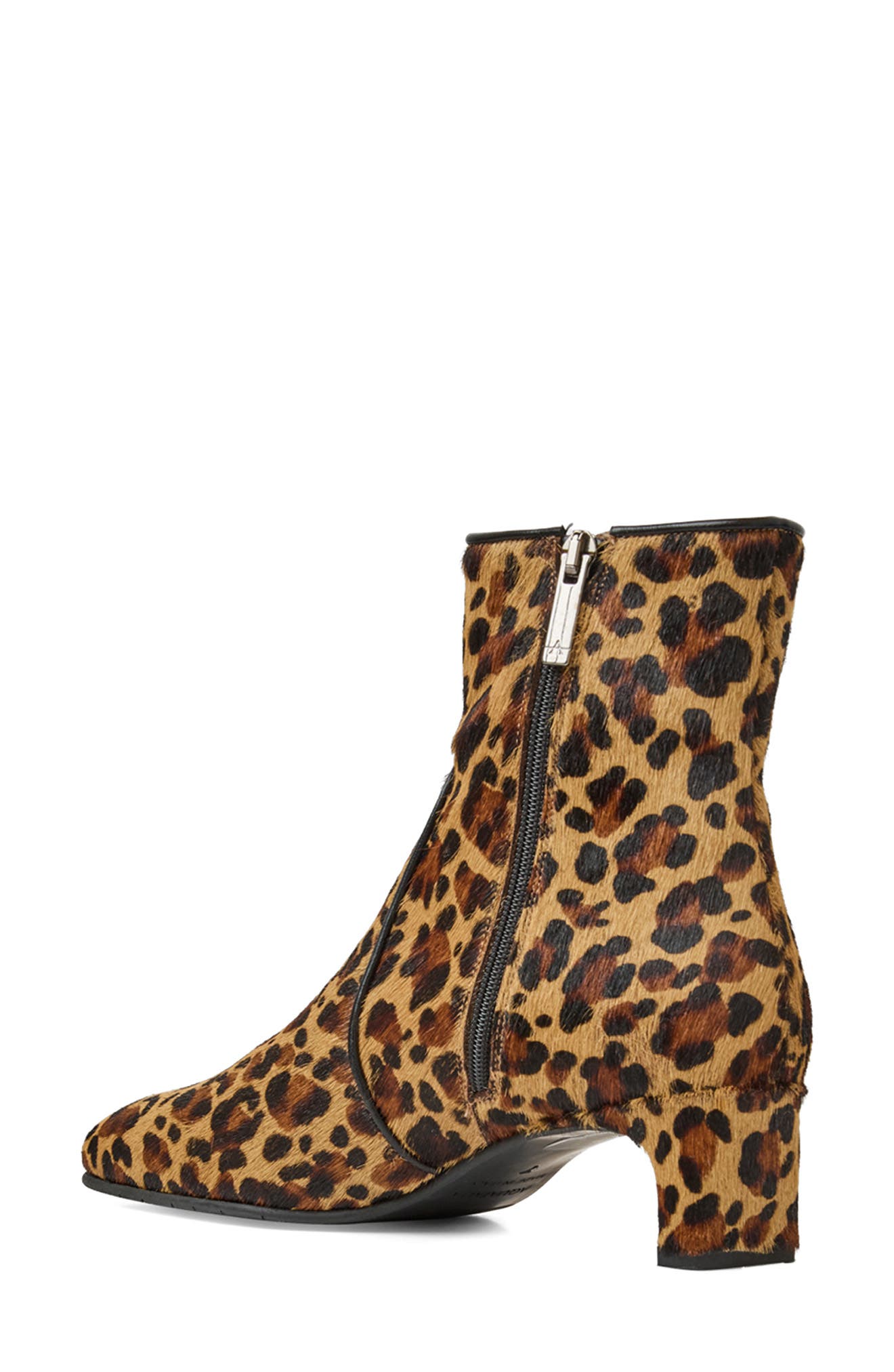 Aquatalia Siella Weatherproof Genuine Calf Hair Bootie, Alternate, color, Leopard Haircalf
