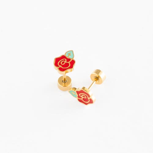 Pip Pop Rose Stud Earrings