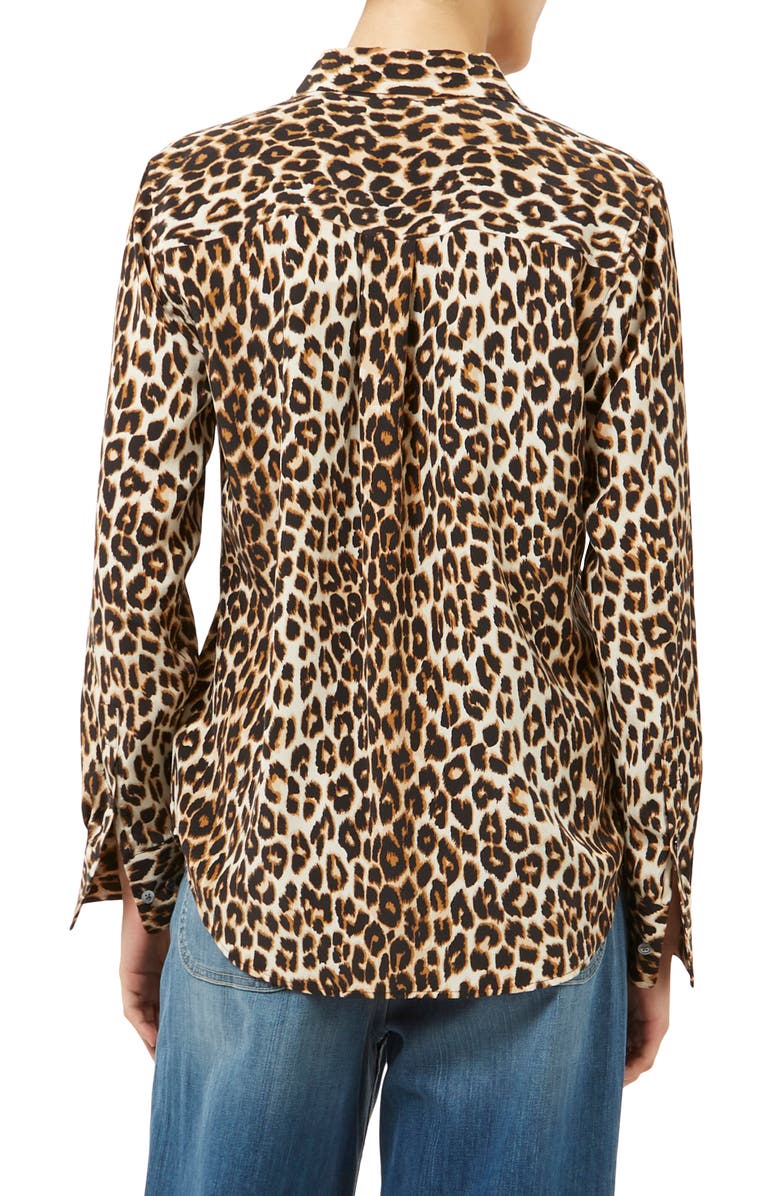 Equipment 'Slim Signature' Silk Shirt, Alternate, color, Natural