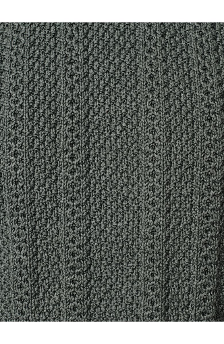 Aubin Montrose Textured Crew Neck Jumper, Alternate, color, Dark Khaki