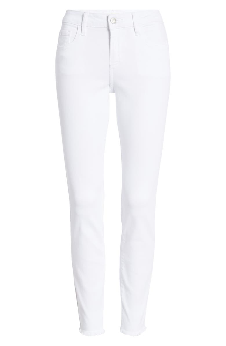 HIDDEN JEANS Clean Fray Hem Skinny Jeans, Alternate, color, 