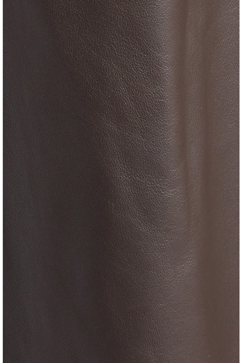 Leather Trench Coat, Alternate, color, 126 CHOCOLATE