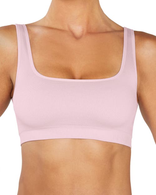 Ldma High Sculpt Bra Rib In Studio Pink