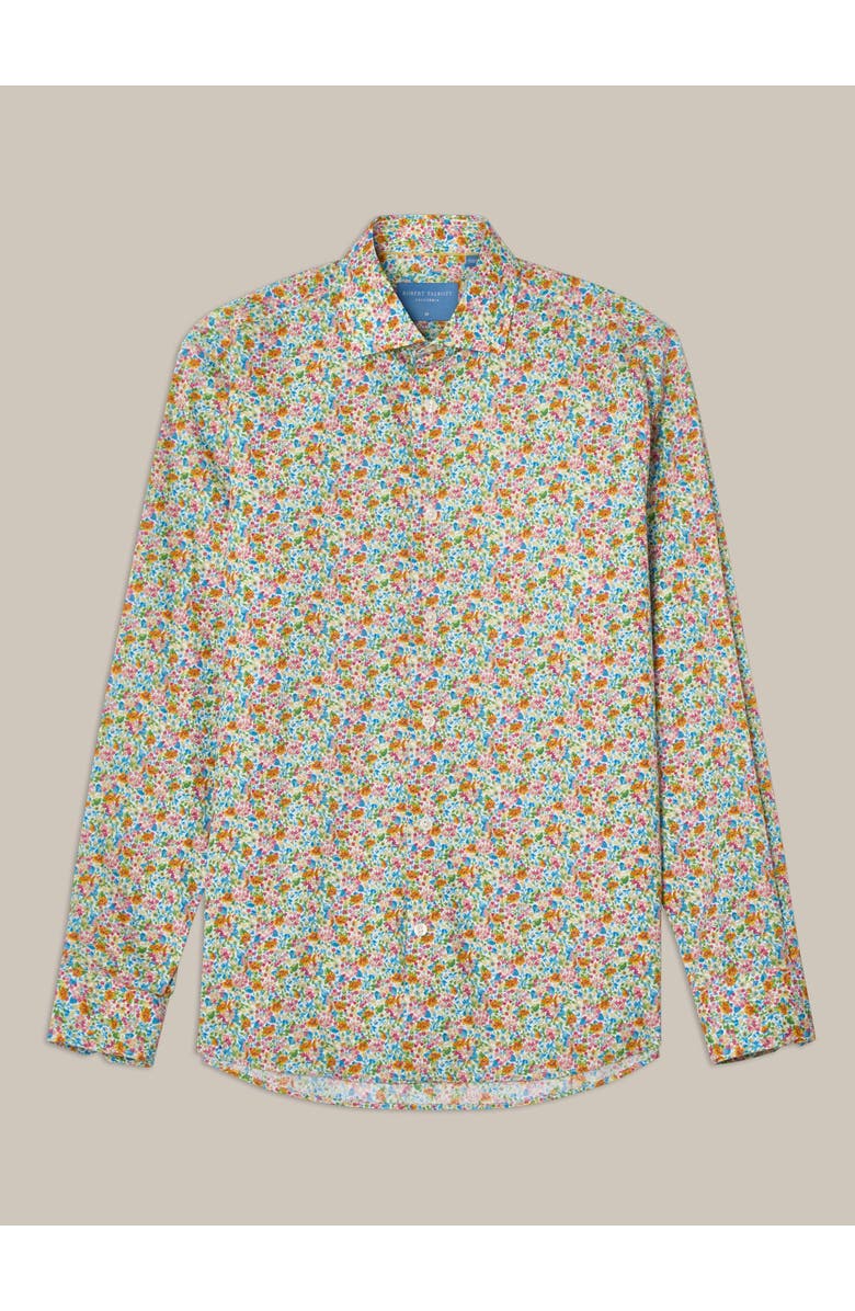 Robert Talbott Reynolds Spring Floral Print Contemporary Fit Shirt, Alternate, color, 