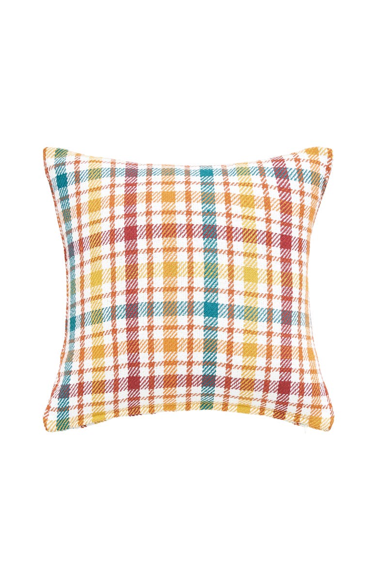 C&F Home Radley Plaid Woven Accent Throw Pillow, Main, color, Yellow