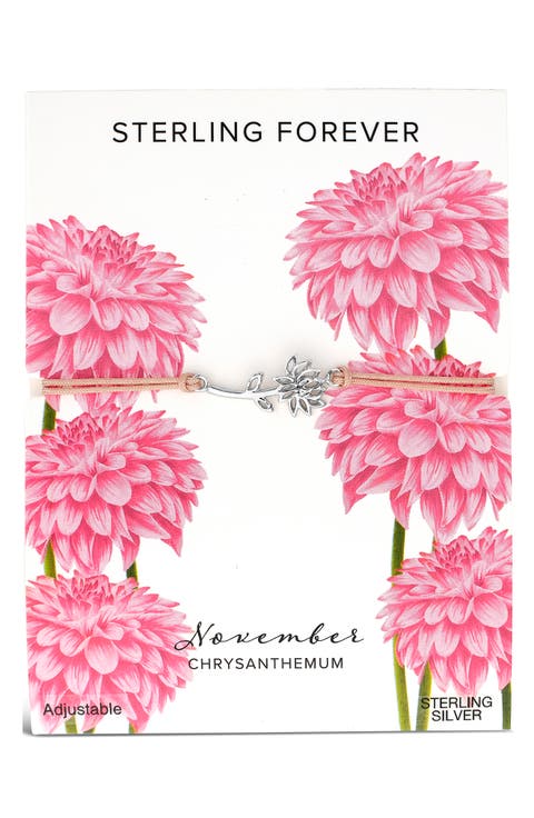 Birth Flower Bracelet