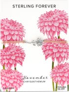 Sterling Forever Birth Flower Bracelet