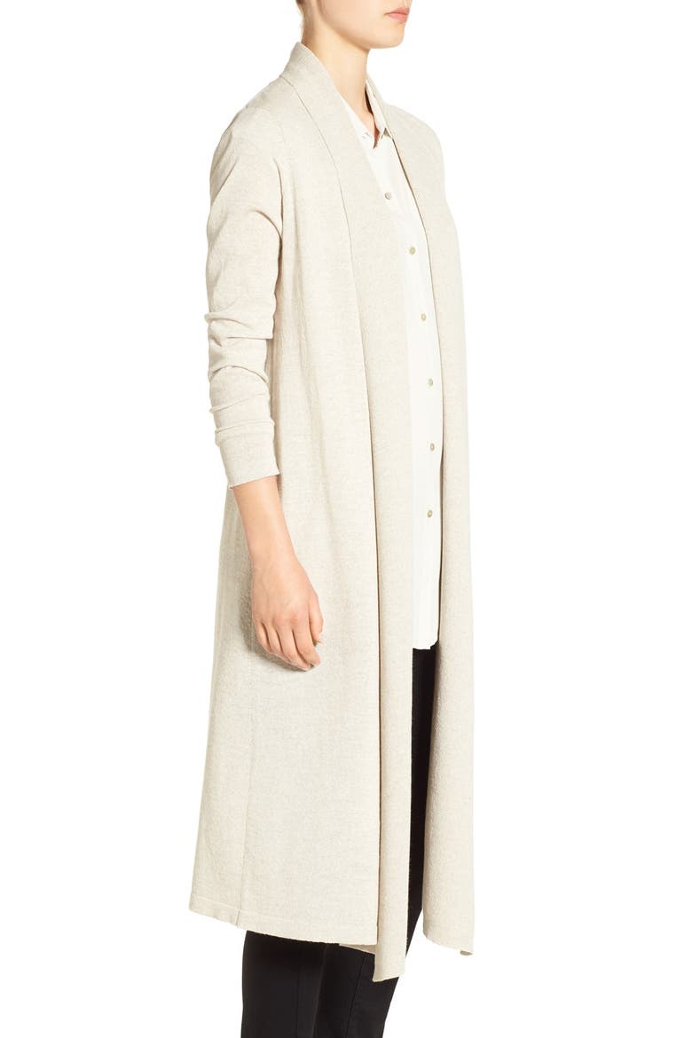 Washable Wool Crepe Kimono Duster, Alternate, color, SEA SALT