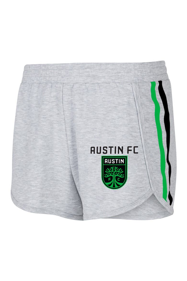Women's Concepts Sport Gray Austin FC Cedar Tri-Blend Shorts, Main, color, Gray