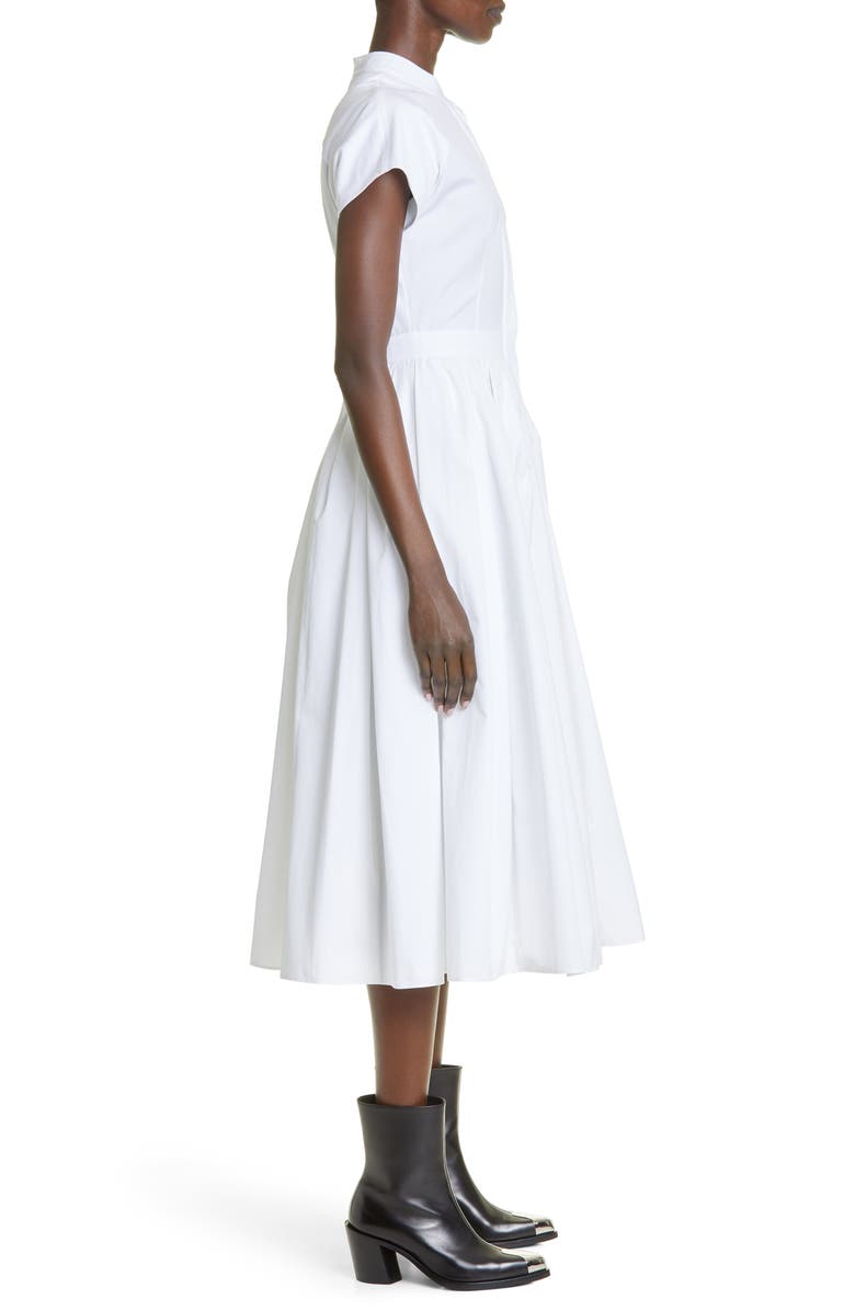 McQueen Dolman Sleeve Cotton Poplin Shirtdress, Alternate, color, 