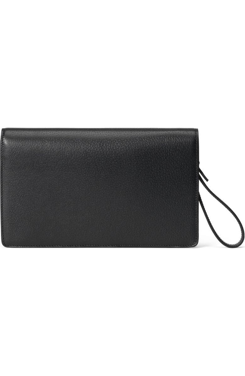 Gucci Leather Wristlet, Alternate, color,