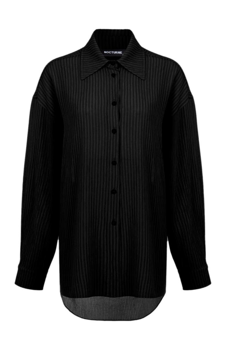 Nocturne Oversized Twin Set Shirt, Alternate, color, 