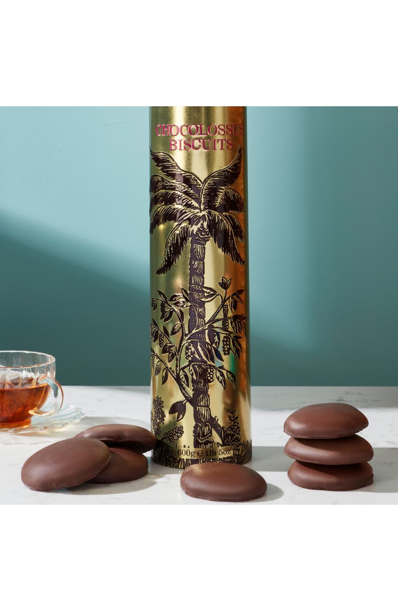 Fortnum & Mason Lossus Chocolate Covered Biscuits Tin, Alternate, color, Chocolate
