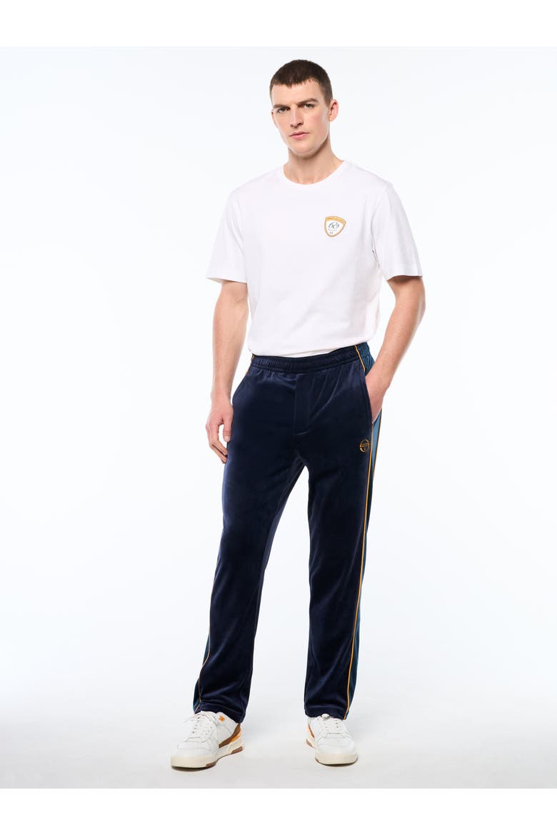 Forato Velour Track Pant, Alternate, color, MARITIME BLUE