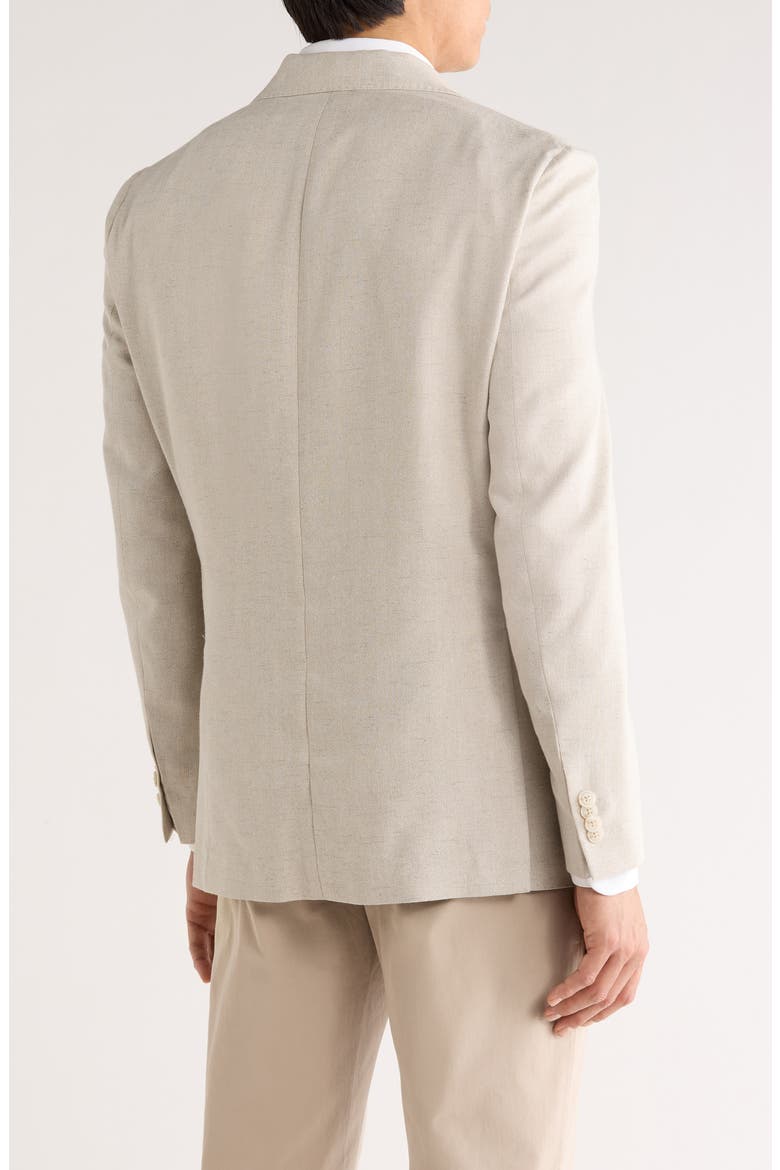 Tan Herringbone Notch Lapel Sport Coat, Alternate, color, TAN HERRINGBONE