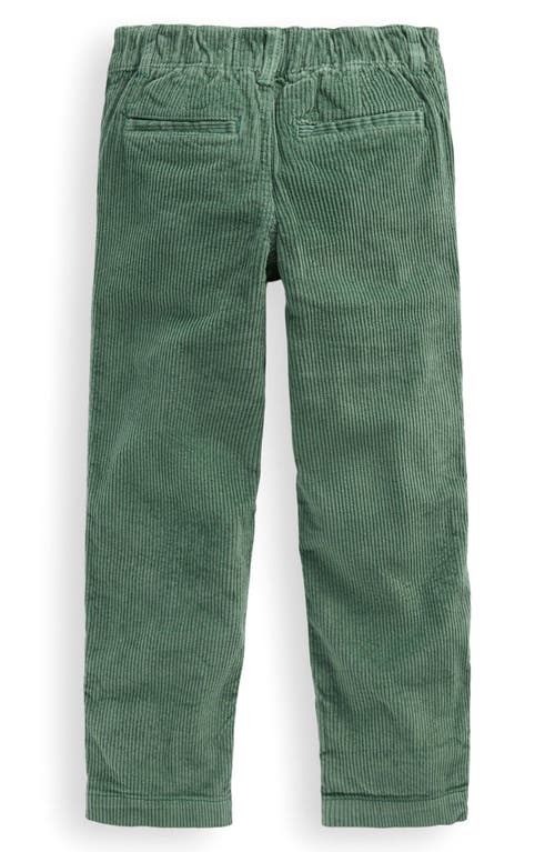 Mini Boden Kids' Corduroy Straight Leg Pants In Green