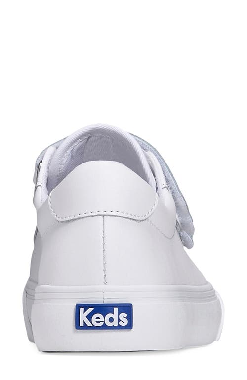 Keds Jump Kick Sneaker In White Leathe