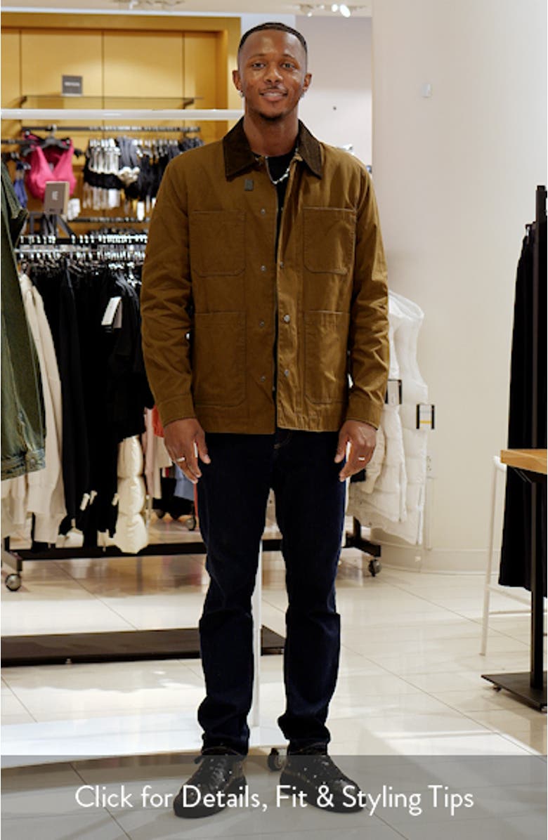 Corduroy Collar Water Repellent Jacket, sales video thumbnail