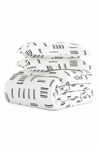 Premium Ultra Soft Geo Dash 3-Piece Duvet Cover Set