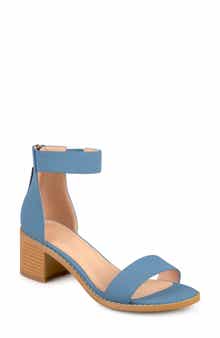 Journee Collection Percy Open Toe Heeled Sandal
