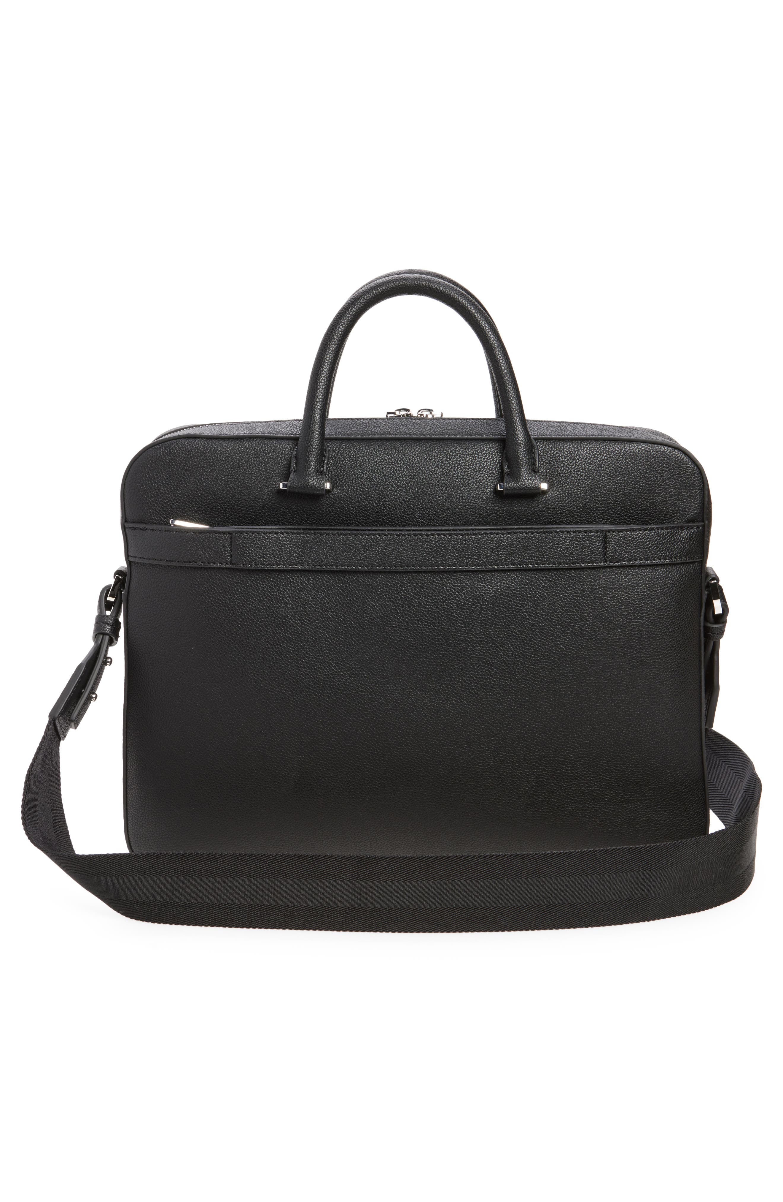 BOSS Ray Faux Leather Document Case, Alternate, color, Blk